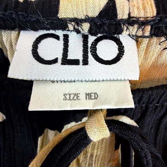 Vintage 90s Clio Maxi Skirt Womens Medium Black Yellow Dark Romantic Soft Grunge - Picture 3 of 6